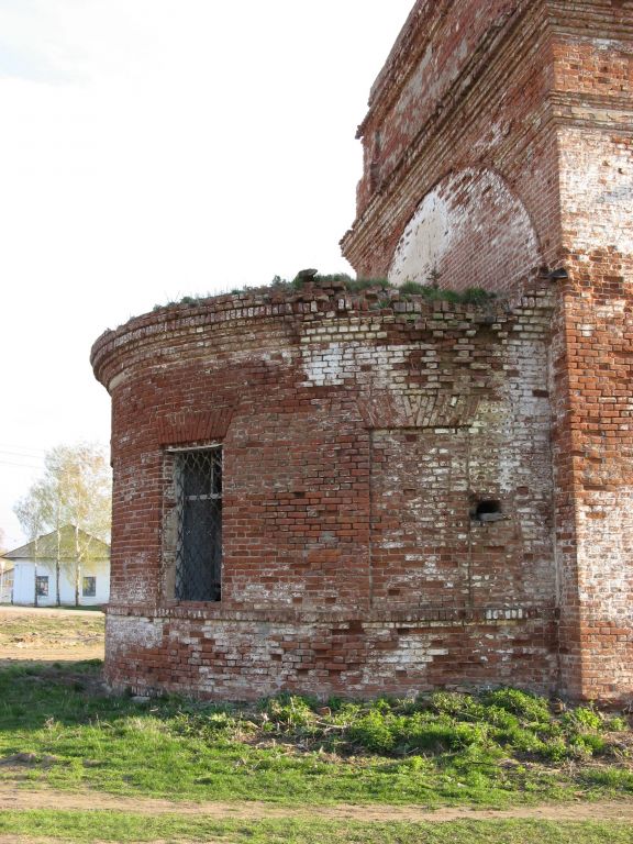 Церковь Николая Чудотворца, Тавели (Мамадышский район, Республика Татарстан). архитектурные детали, Апсида храма