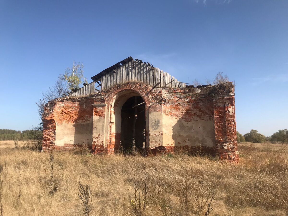 Церковь Тихвинской иконы Божией Матери, Тшлыково (Чернский район, Тульская область). фасады