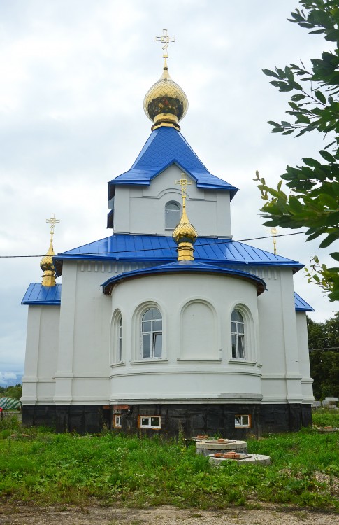 Красный Путь. Церковь Казанской иконы Божией Матери (каменная). фасады