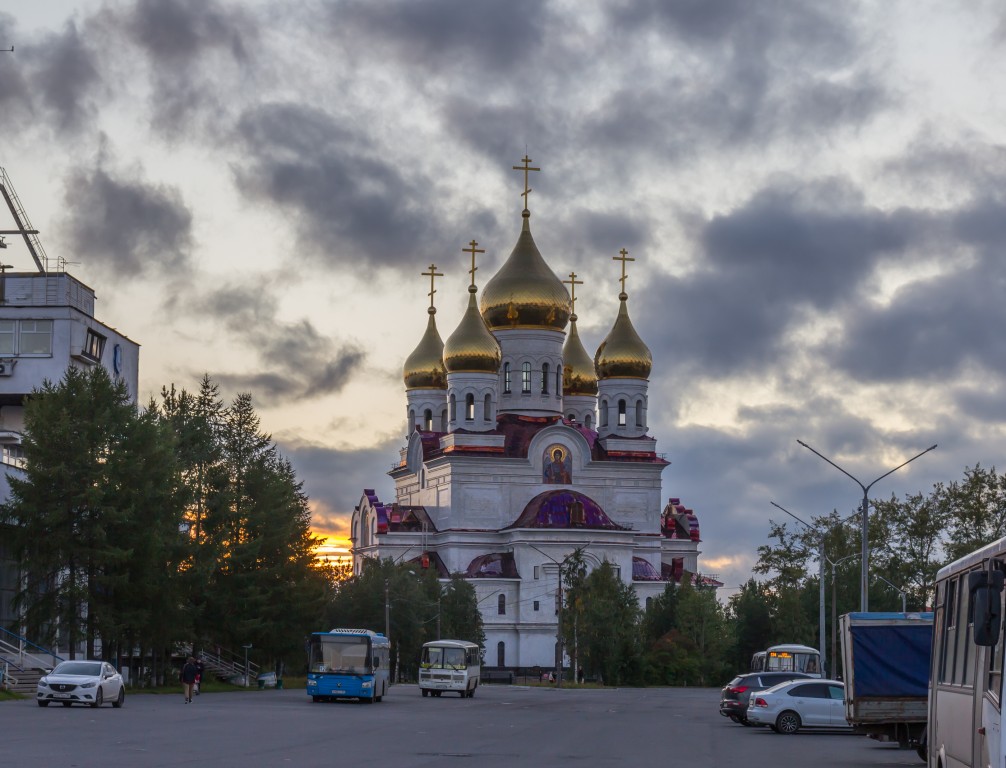 Архангельск. Кафедральный собор Михаила Архангела. фасады, Вид с запада