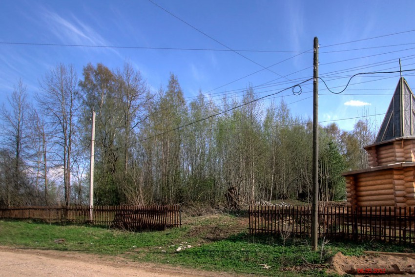 Церковь Успения Пресвятой Богородицы, Тальцы (Селижаровский район, Тверская область). общий вид в ландшафте