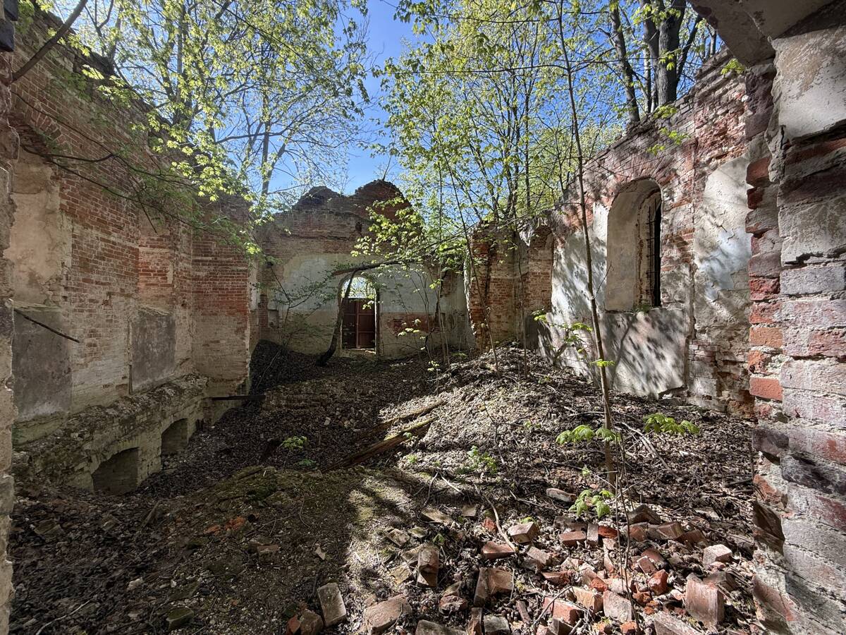 Церковь Георгия Победоносца, Борщёвка (Тула, город, Тульская область). архитектурные детали, Трапезная (вид на запад)