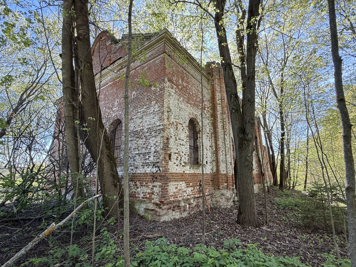 Церковь Георгия Победоносца, Борщёвка (Тула, город, Тульская область). фасады, Вид с северо-востока