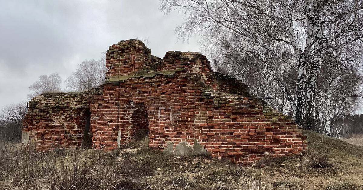 Вид с юго-востока, фасады. Церковь Троицы Живоначальной, Воскресенки (Красный погост) (Ясногорский район, Тульская область)