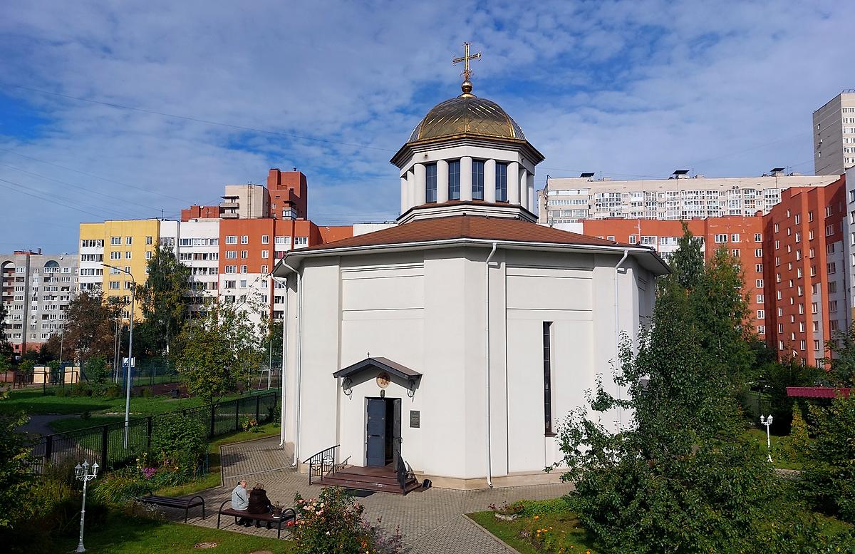 фасады. Церковь Александра Невского на проспекте Жукова, Красносельский район (Санкт-Петербург, г. Санкт-Петербург)