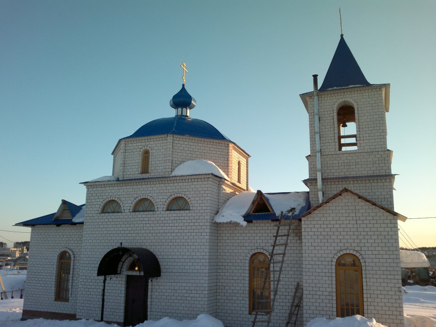 Церковь Тихвинской иконы Божией Матери в Кадышево (новая), Авиастроительный район (Казань, город, Республика Татарстан). фасады