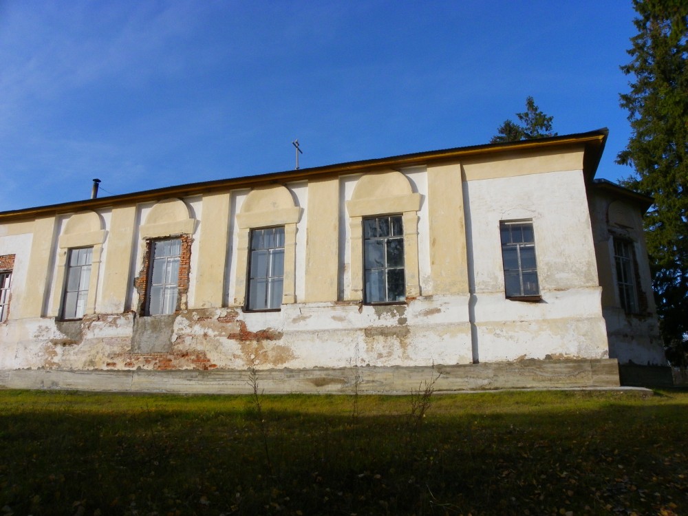 Церковь Георгия Победоносца, Висленев Остров (Окуловский район, Новгородская область). архитектурные детали, Абсида