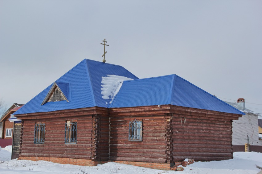 Приволжский район. Молитвенный дом Казанской иконы Божией Матери в поселке Мирный. фасады