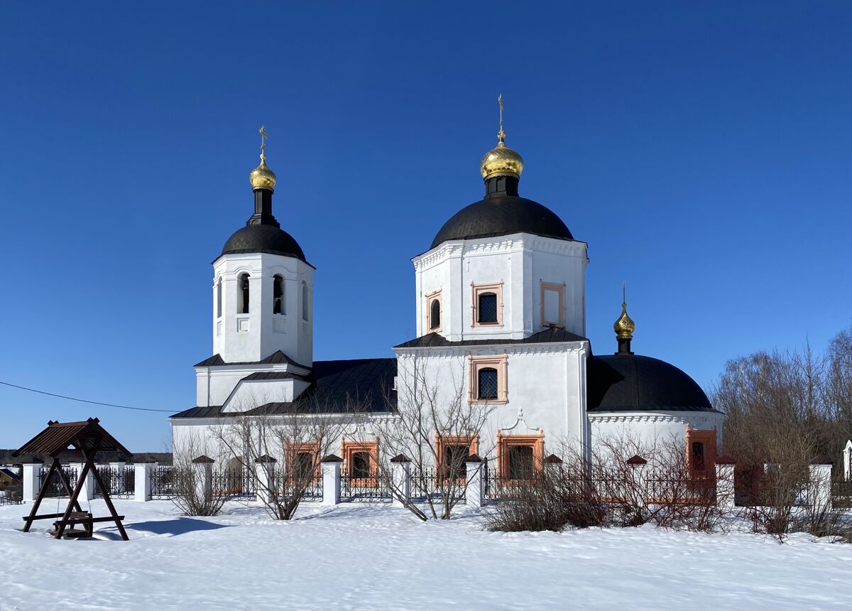 Церковь Богоявления Господня, Егорьево (Лаишевский район, Республика Татарстан). фасады, Вид с юго-востока