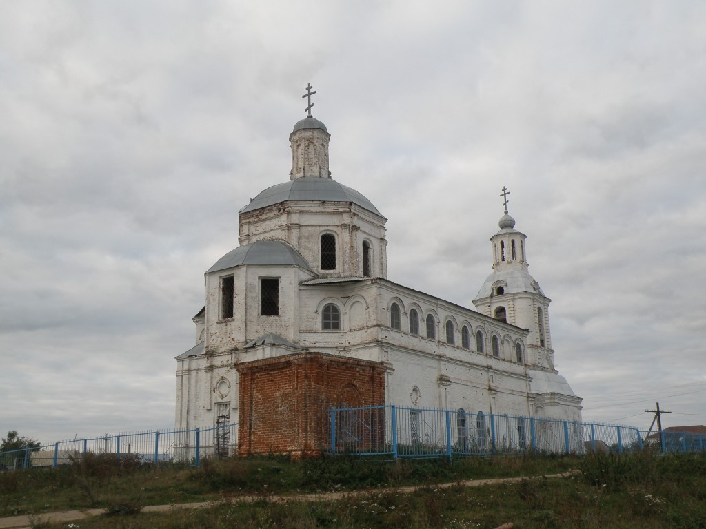 Державино. Церковь Николая Чудотворца. фасады