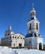 Церковь Николая Чудотворца, Вид с северо-запада<br>, Державино, Лаишевский район, Республика Татарстан
