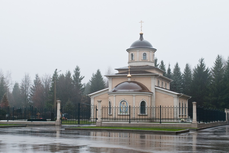Тула. Церковь Смоленской иконы Божией Матери. общий вид в ландшафте