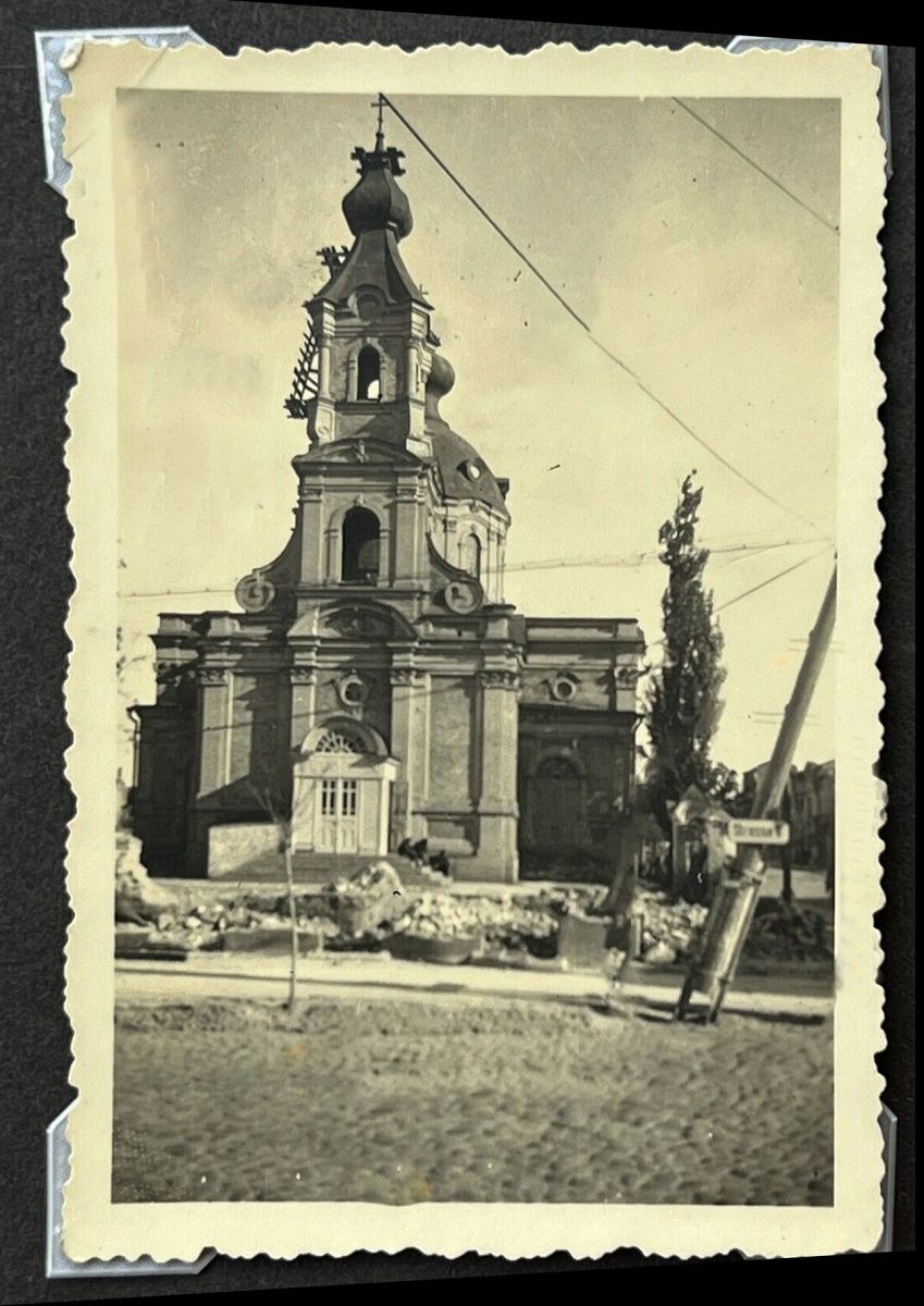 Бердичев. Собор Николая Чудотворца. архивная фотография, Западный фасад. Фото 1941 г. с аукциона e-bay.de