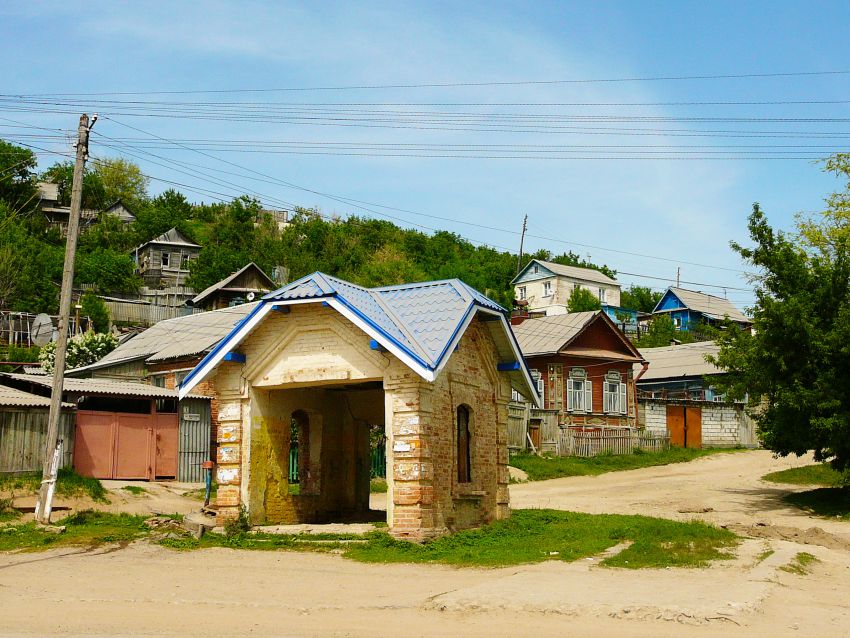 Часовня Николая Чудотворца, Вольск (Вольский район, Саратовская область). общий вид в ландшафте
