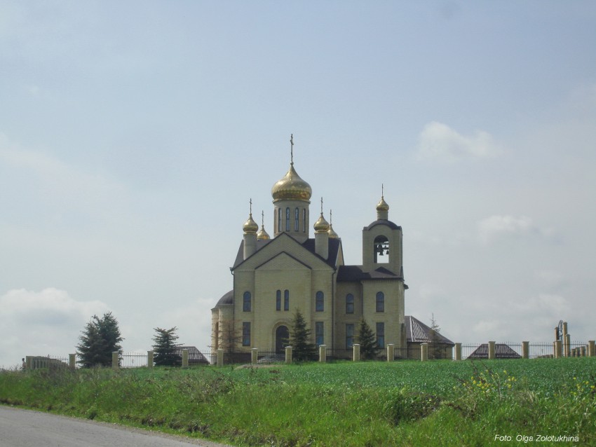 Церковь Екатерины, Ессентукская (Предгорный район, Ставропольский край). общий вид в ландшафте