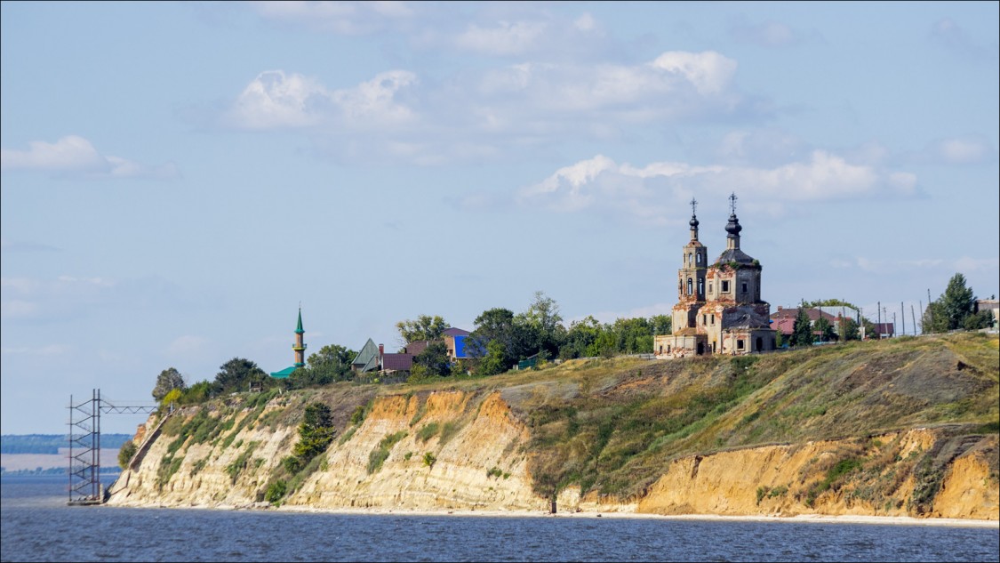 Церковь Рождества Христова, Шуран (Лаишевский район, Республика Татарстан). общий вид в ландшафте