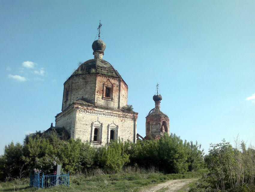 Хохлово. Церковь Введения во храм Пресвятой Богородицы. фасады