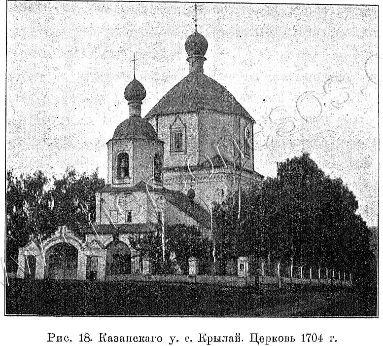 Церковь Введения во храм Пресвятой Богородицы, Хохлово (Высокогорский район, Республика Татарстан). архивная фотография, Известия ИАК 1911 http://www.library.chersonesos.org/showsection.php?section_code=2