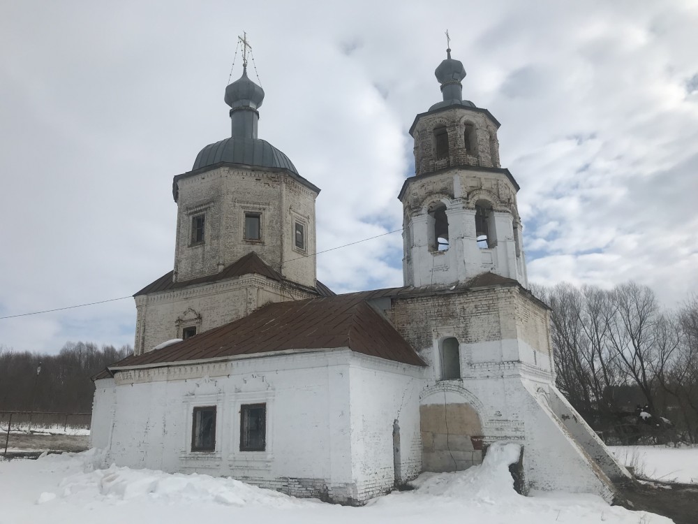 Соловцово. Церковь Смоленской иконы Божией Матери. фасады