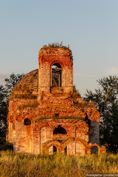 Никольское, урочище. Церковь Николая Чудотворца. фасады