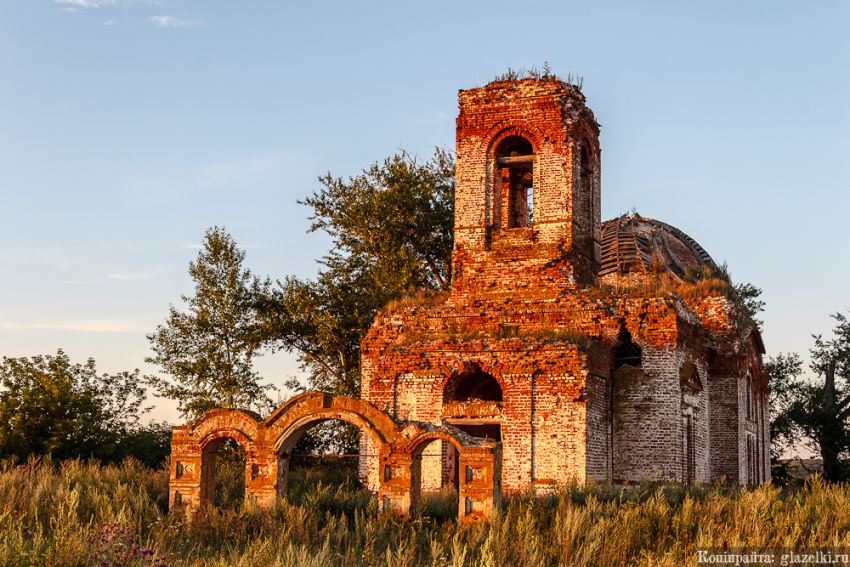 Никольское, урочище. Церковь Николая Чудотворца. фасады