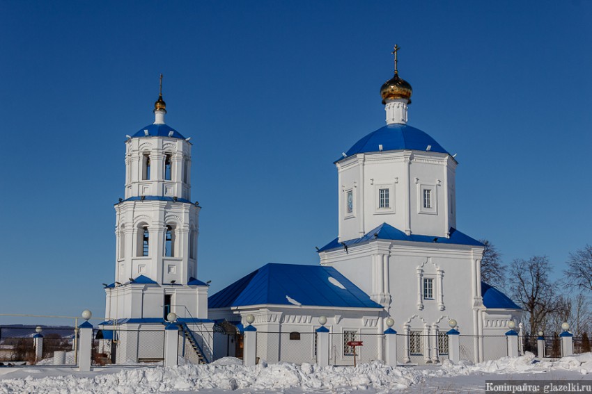 Балахчино. Церковь Казанской иконы Божией матери. фасады