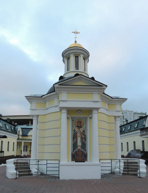 Часовня Просветителей земли Сибирской, Мещанский (Центральный административный округ (ЦАО), г. Москва). фасады