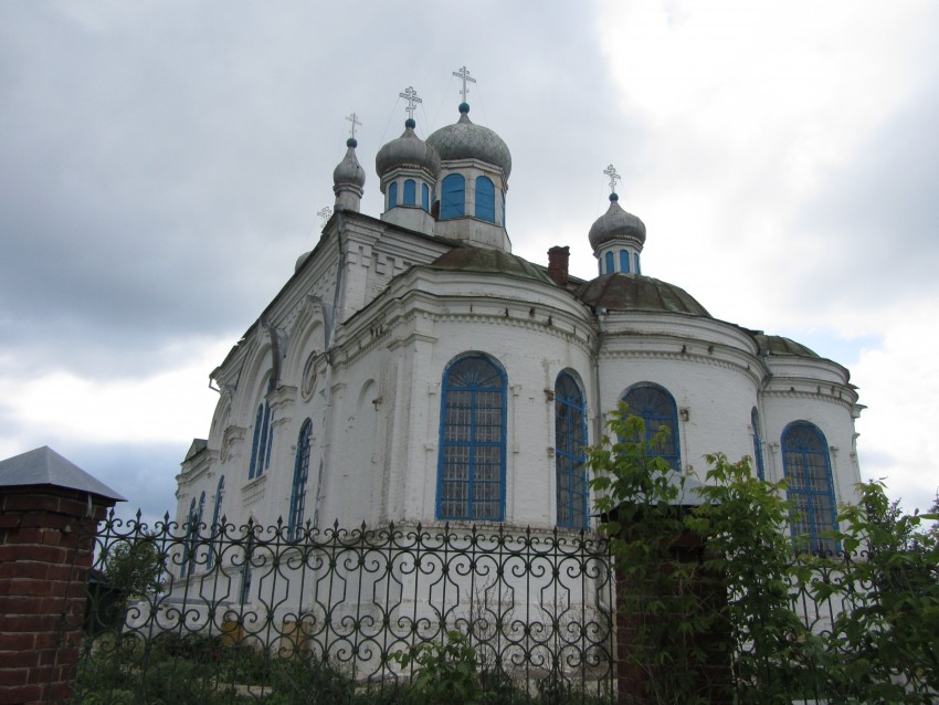 Церковь Рождества Христова, Янгильдино (Чебоксарский район, Республика Чувашия). общий вид в ландшафте