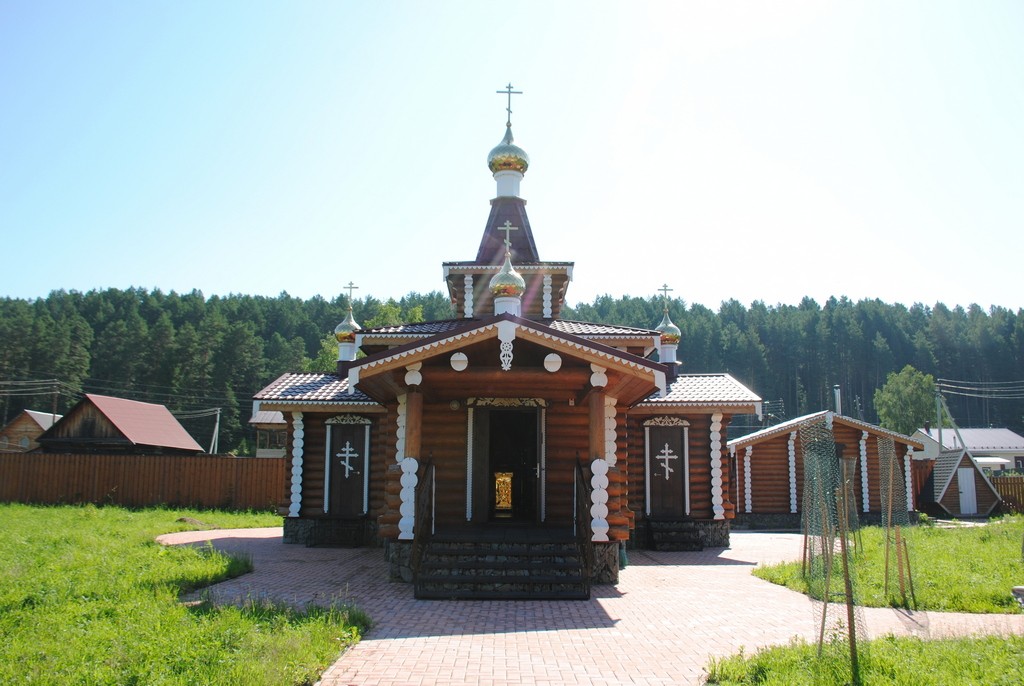 Церковь Екатерины, Кебезень (Турочакский район, Республика Алтай). фасады, Западный фасад