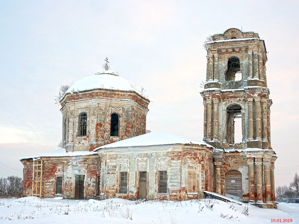 Церковь Троицы Живоначальной, Первитино (Лихославльский район, Тверская область). фасады