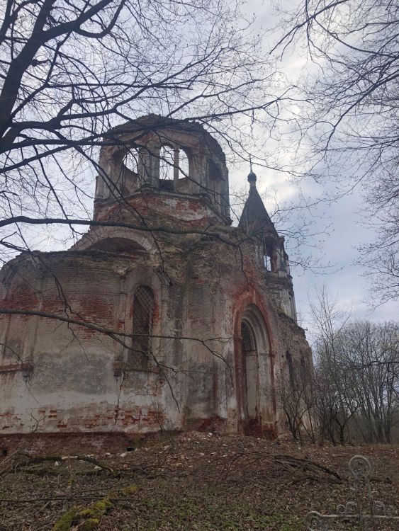 Церковь Троицы Живоначальной, Левково (Погост) (Монастырщинский район, Смоленская область). фасады