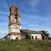 Церковь Воздвижения Креста Господня, южный фасад<br>, Воронино, Кирилловский район, Вологодская область