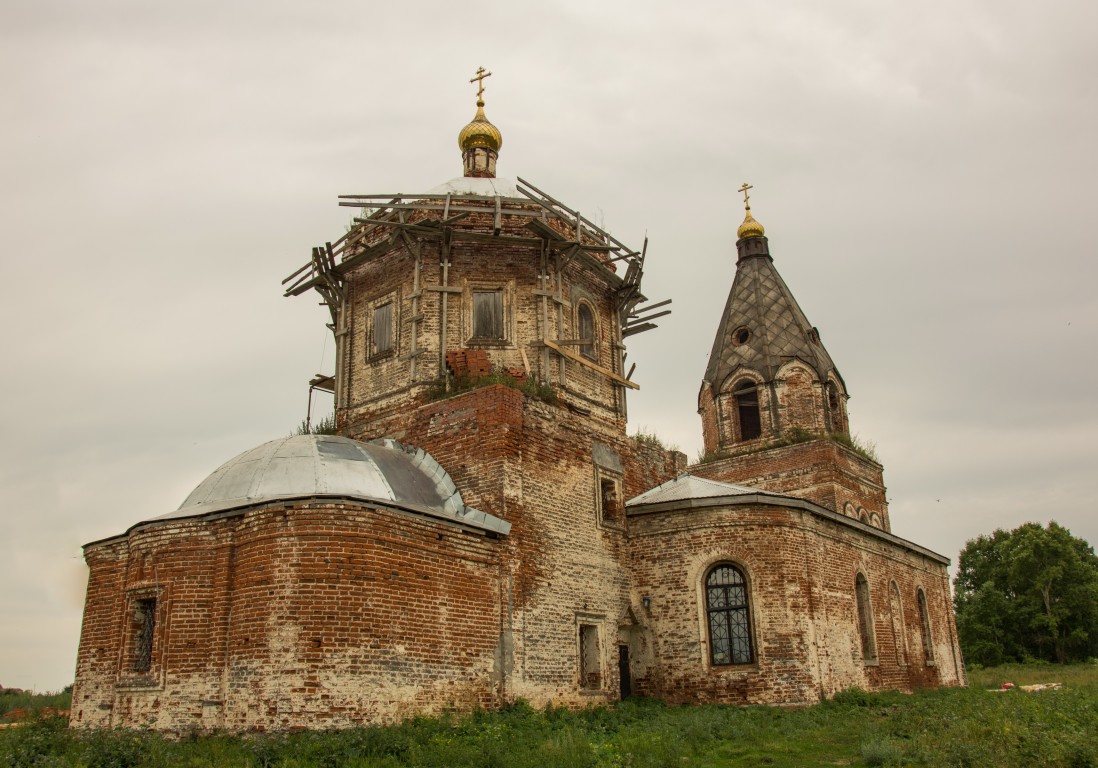 Церковь Благовещения Пресвятой Богородицы, Казыли (Русские Казыли) (Пестречинский район, Республика Татарстан). фасады