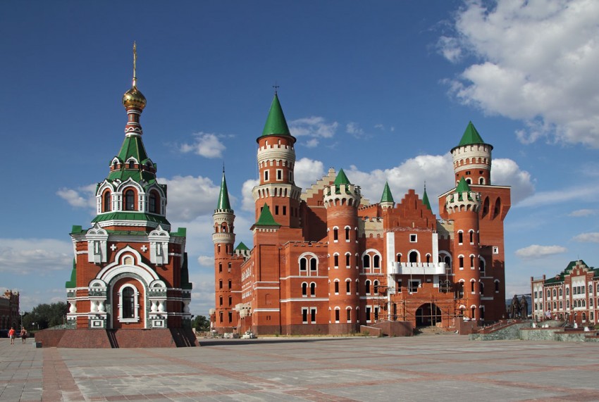 Часовня Петра и Февронии, Йошкар-Ола (Йошкар-Ола, город, Республика Марий Эл). фасады