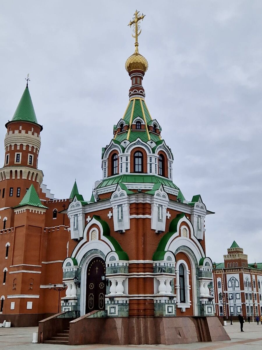 Часовня Петра и Февронии, Йошкар-Ола (Йошкар-Ола, город, Республика Марий Эл). фасады