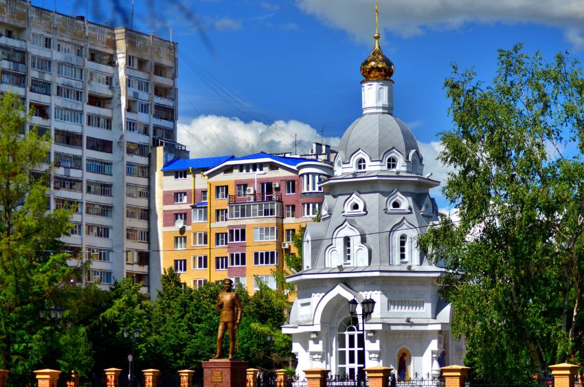 Часовня Всех Святых, в земле Российской просиявших, Йошкар-Ола (Йошкар-Ола, город, Республика Марий Эл). фасады