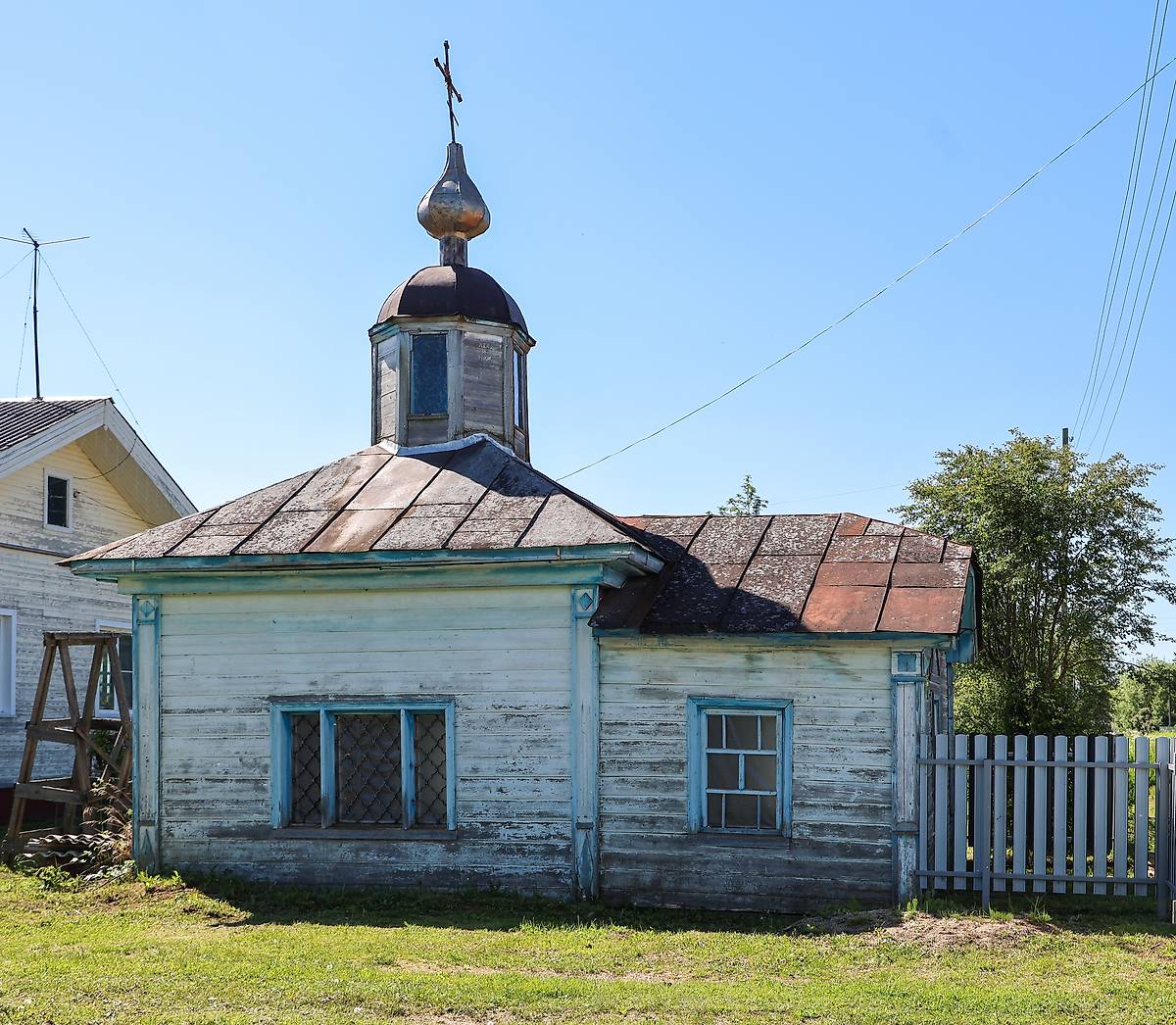 фасады. Часовня Казанской иконы Божией Матери, Теребино (Вельский район, Архангельская область)
