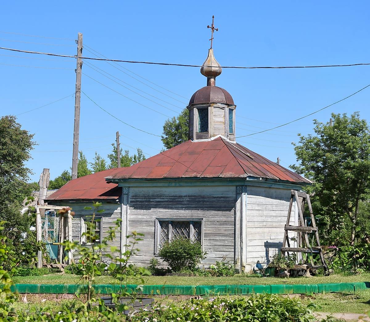 фасады. Часовня Казанской иконы Божией Матери, Теребино (Вельский район, Архангельская область)