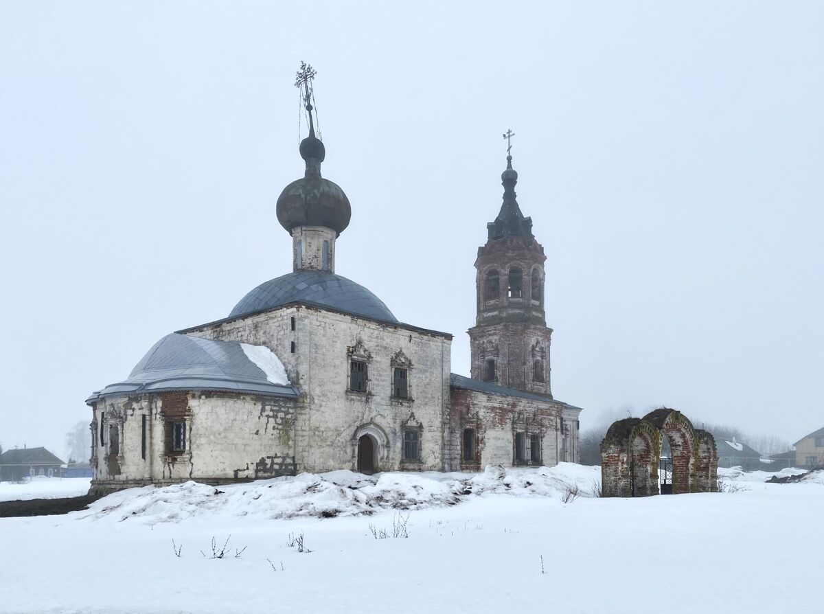 Церковь Успения Пресвятой Богородицы, Алат (Высокогорский район, Республика Татарстан). фасады, Вид с севера