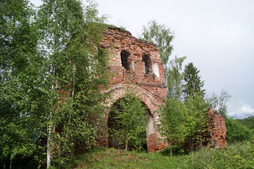 Зорино. Церковь Успения Пресвятой Богородицы. фасады, Вид с юга