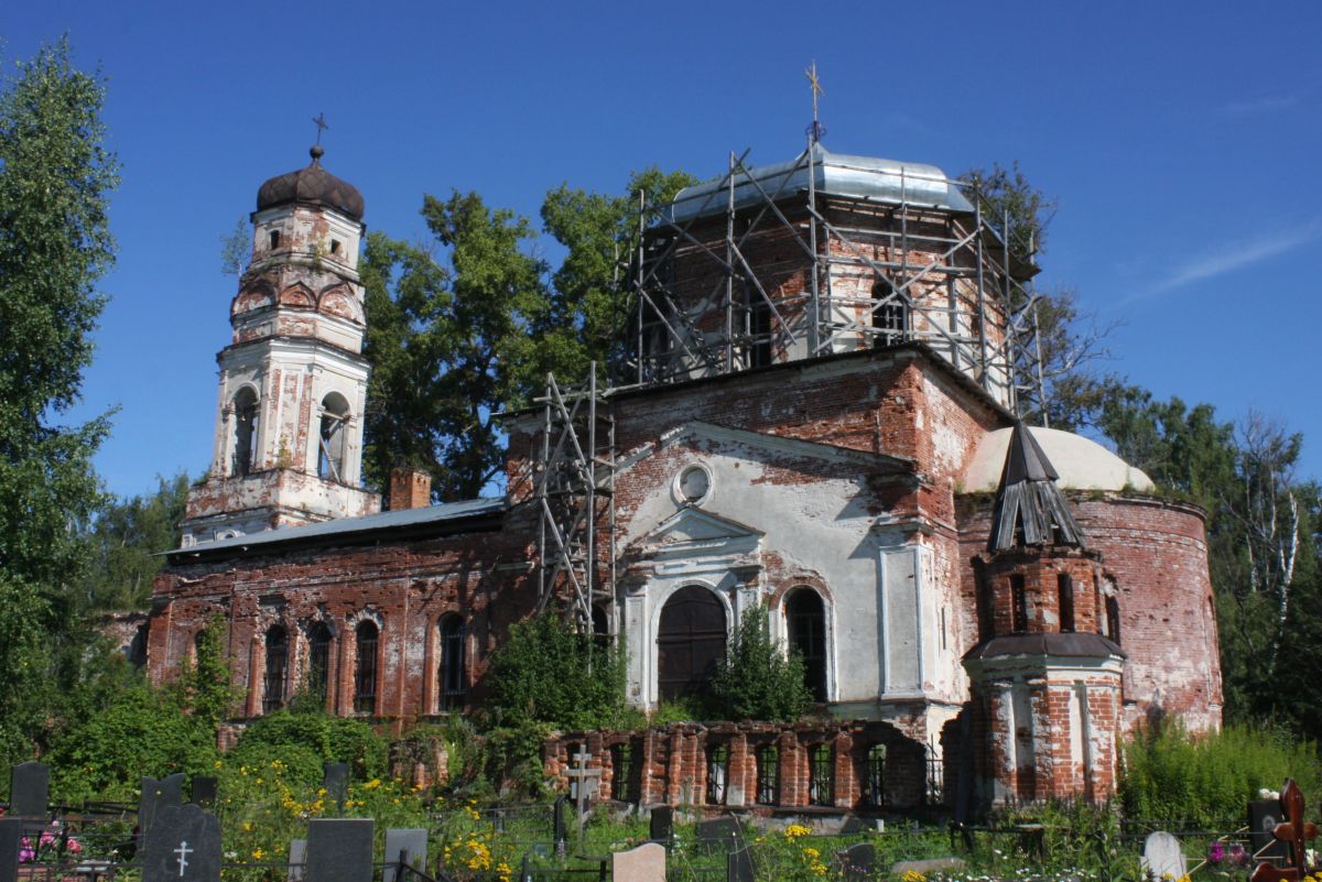 Церковь Успения Пресвятой Богородицы, Садыково (Калининский район, Тверская область). фасады