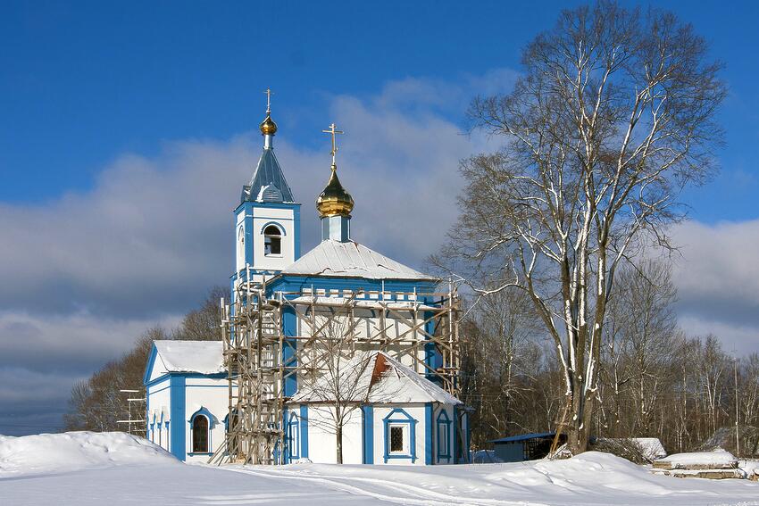 Церковь Рождества Пресвятой Богородицы, Щербинино (Калининский район, Тверская область). фасады, вид с востока