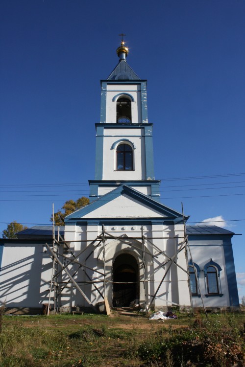 Щербинино. Церковь Рождества Пресвятой Богородицы. фасады