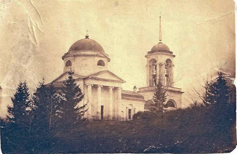 Караул. Церковь Троицы Живоначальной. архивная фотография, Фото 1900-х.