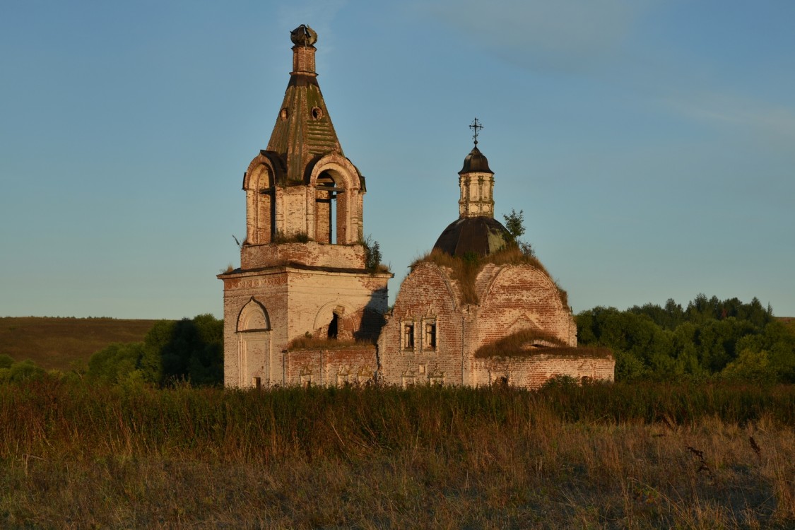 Церковь Вознесения Господня, Елагино, урочище (Пестречинский район, Республика Татарстан). фасады, Вид с юго-востока