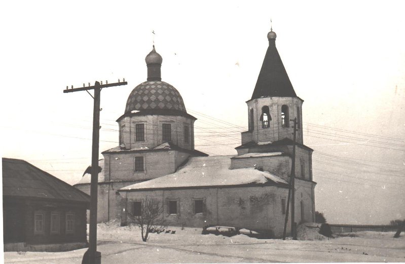 Черемышево. Церковь Казанской иконы Божией Матери. архивная фотография, Старое фото из фондов Краеведческого музея Пестречинского муниципального района. Автор Георгий Валентинович Фролов