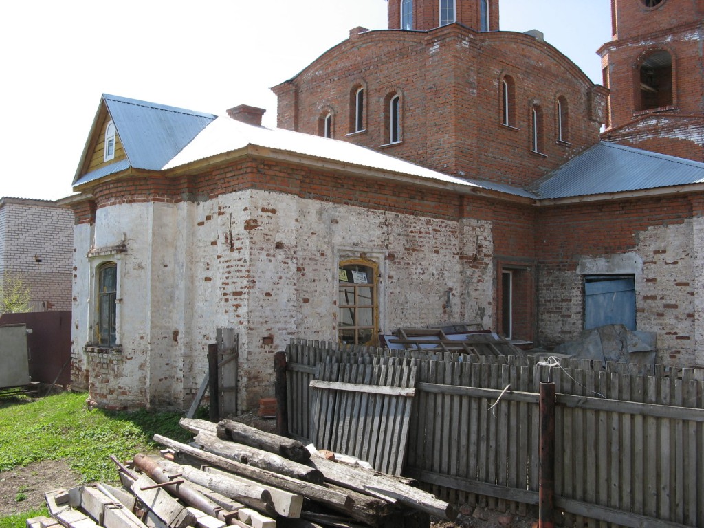 Церковь Покрова Пресвятой Богородицы, Тюлячи (Тюлячинский район, Республика Татарстан). архитектурные детали, Апсида храма