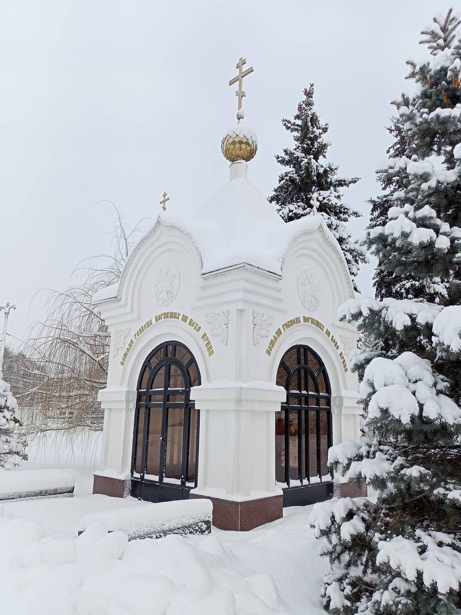 фасады. Часовня Георгия Победоносца на Воздвиженском кладбище, Тамбов (Тамбов, город, Тамбовская область)