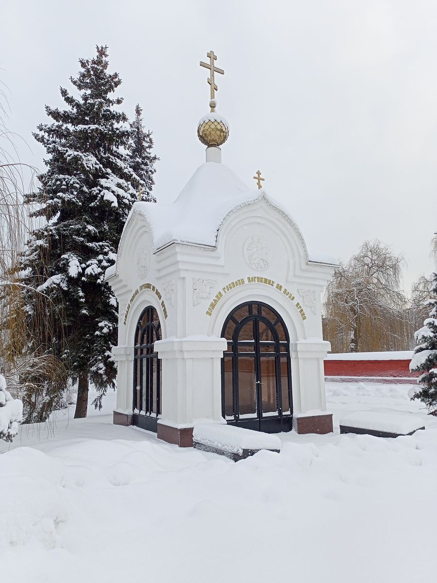 фасады. Часовня Георгия Победоносца на Воздвиженском кладбище, Тамбов (Тамбов, город, Тамбовская область)