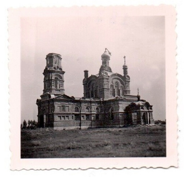 Сандата. Церковь Георгия Победоносца. архивная фотография, Фото 1941 г. с аукциона e-bay.de